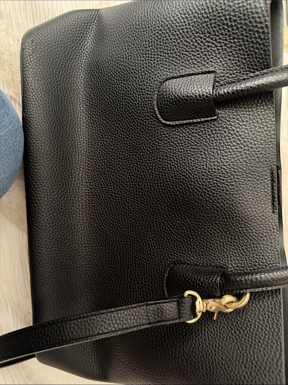 Angela Roi Cher Tote Bag with Gold Hardware - Picture 3 of 5